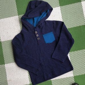 Cat&Jack big button dual color hoodie shirt